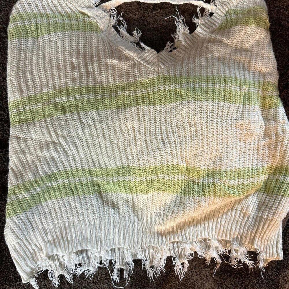 CloudChaser Women's Striped Knit Top - XL, Lightweight